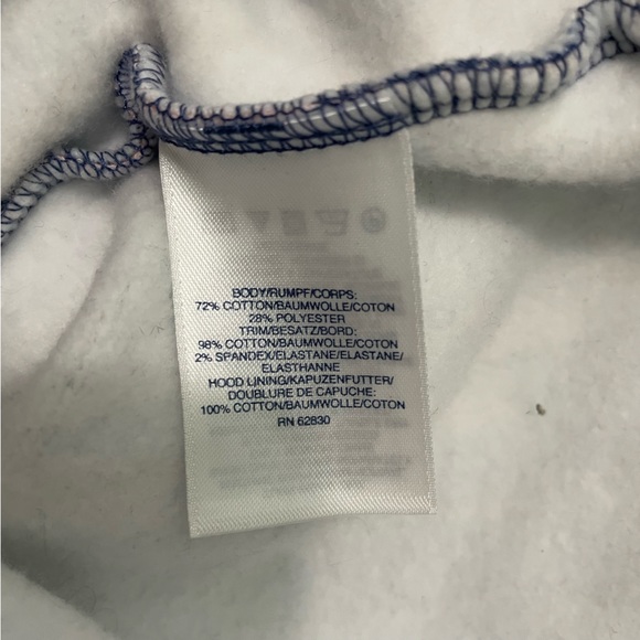 Lands End NWOT Super Sweats oversized Navajo patterned sweatshirt XL - Picture 6 of 7